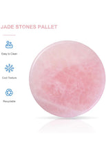 Load image into Gallery viewer, Pink Jade Stone Eyelash Extension Glue Pallet Holder Pad
